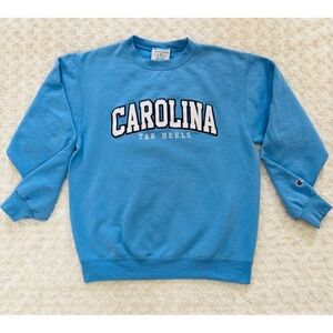 Champion Carolina Tar Heels University North Carolina UNC Crewneck Sweatshirt M